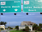 madeira beach road signs