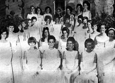 a bevy of Brevard beauties gather for the 1967 debutante ball
