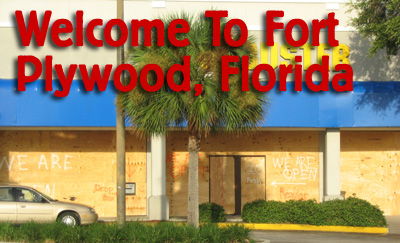 welcome to fort plywood, florida